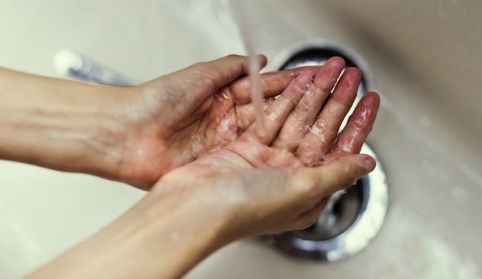 lavado quirúrgico de manos