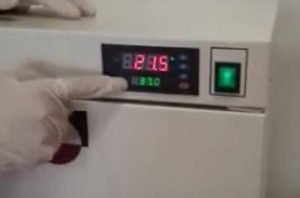 Indicador de temperatura de estufa de laboratorio