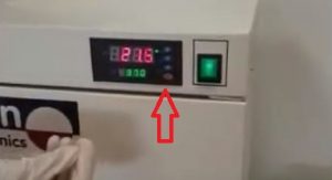 temperatura Estufa de laboratorio